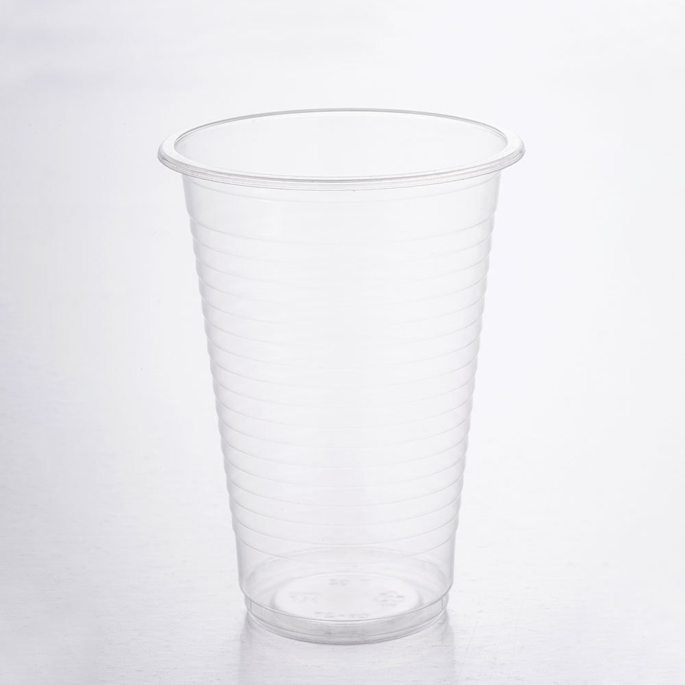 taza transparente de 7 oz